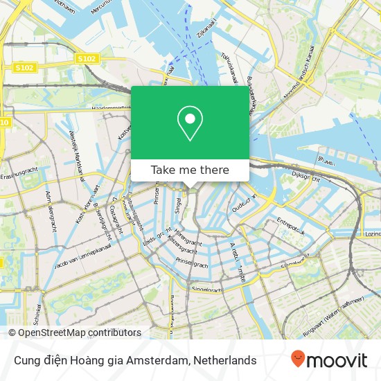 Cung điện Hoàng gia Amsterdam map