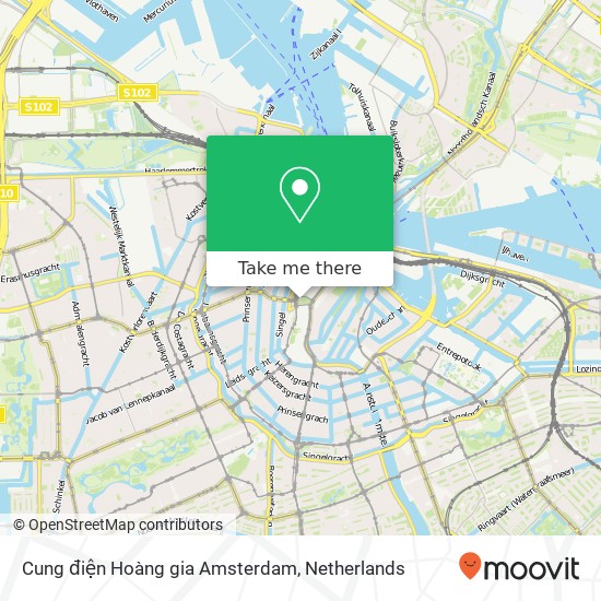 Cung điện Hoàng gia Amsterdam Karte