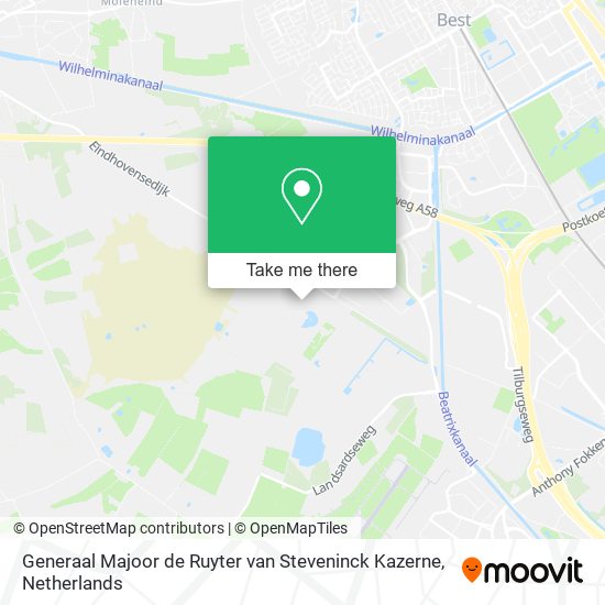 Generaal Majoor de Ruyter van Steveninck Kazerne map