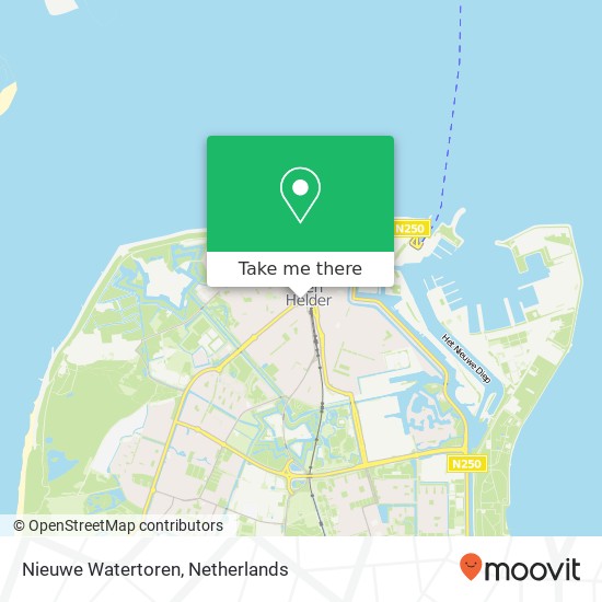 Nieuwe Watertoren map