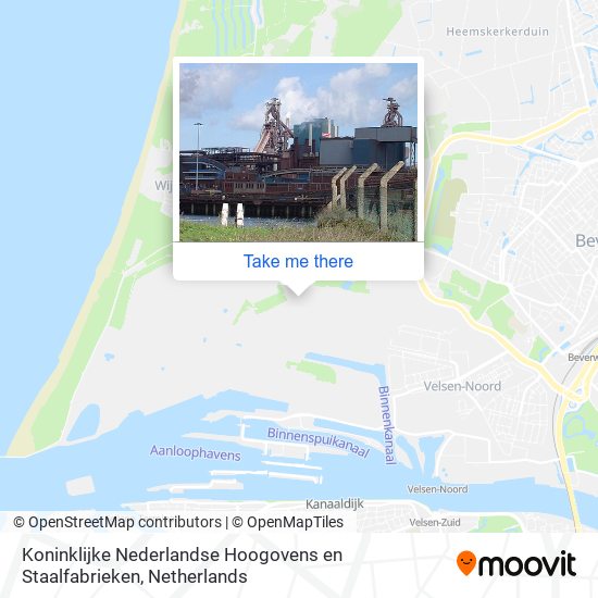 Koninklijke Nederlandse Hoogovens en Staalfabrieken map