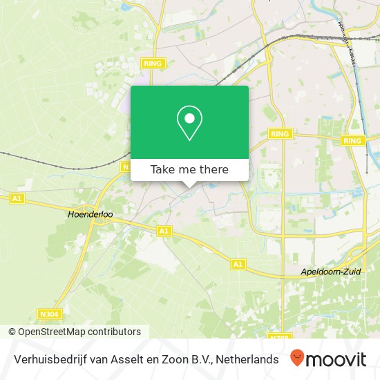 Verhuisbedrijf van Asselt en Zoon B.V. map