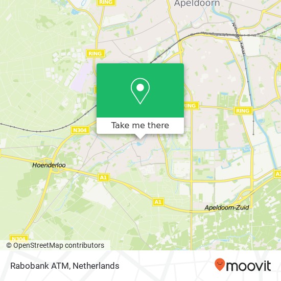 Rabobank ATM map