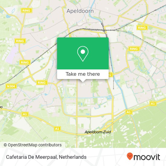 Cafetaria De Meerpaal map