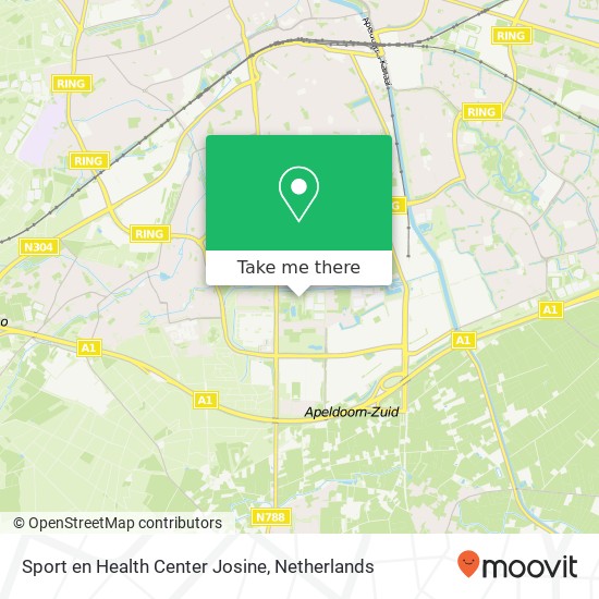 Sport en Health Center Josine map
