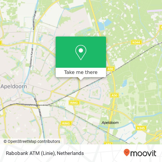 Rabobank ATM (Linie) map