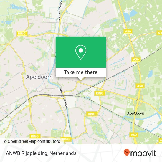 ANWB Rijopleiding map