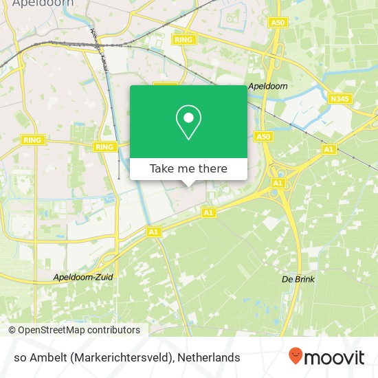so Ambelt (Markerichtersveld) map