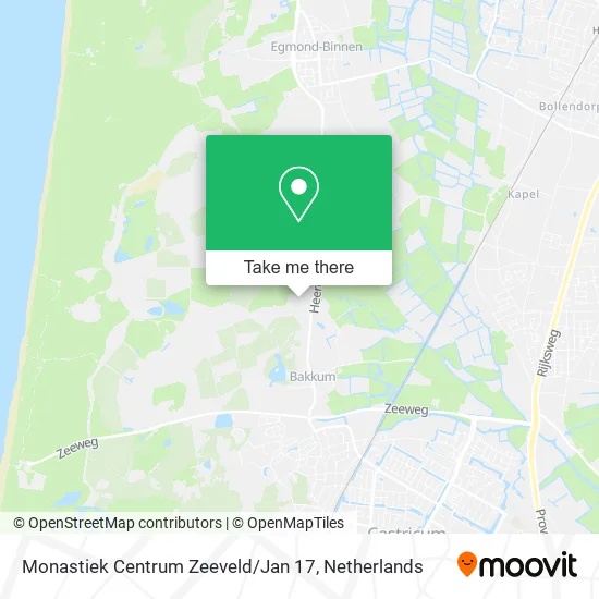 Monastiek Centrum Zeeveld / Jan 17 map