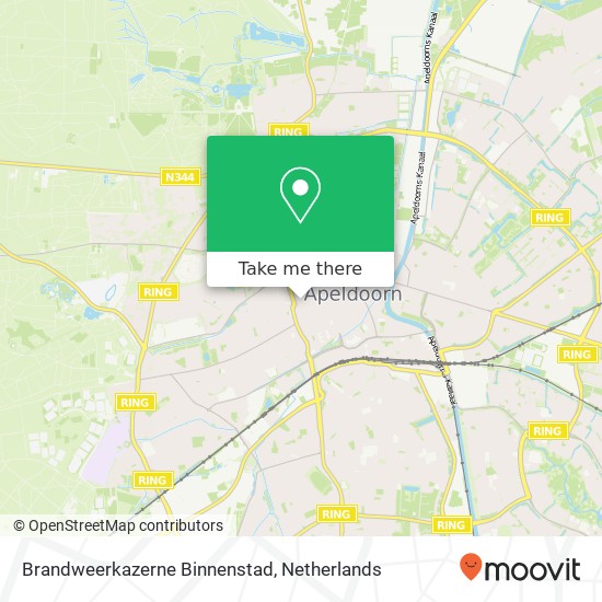 Brandweerkazerne Binnenstad map