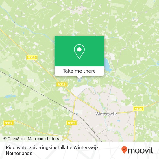 Rioolwaterzuiveringsinstallatie Winterswijk map