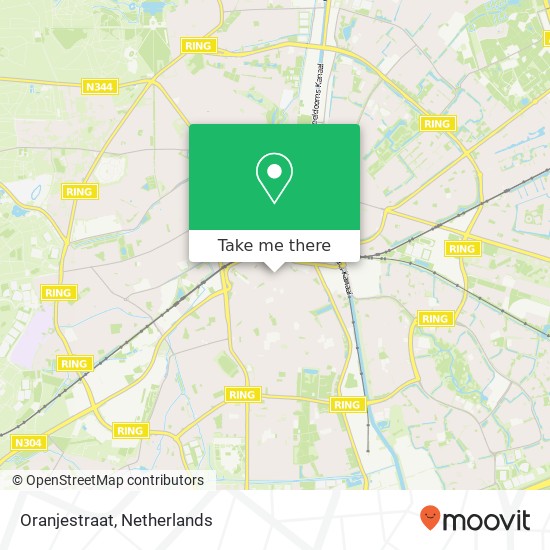 Oranjestraat map