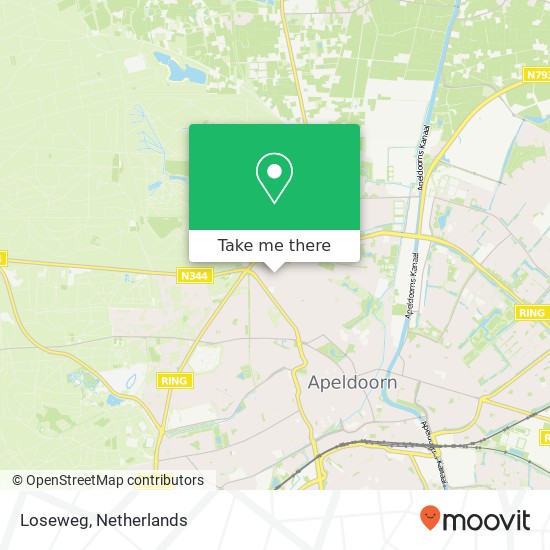 Loseweg map