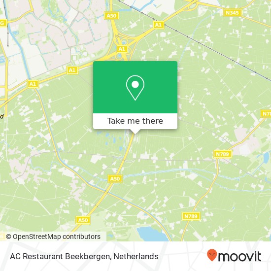 AC Restaurant Beekbergen map