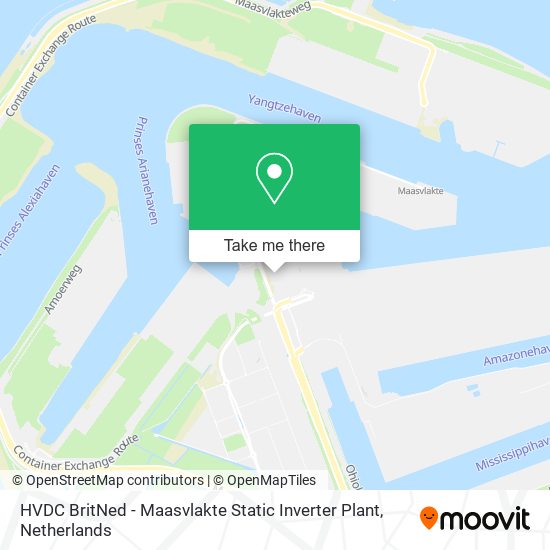 HVDC BritNed - Maasvlakte Static Inverter Plant map