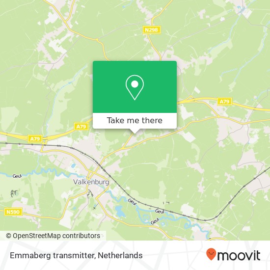 Emmaberg transmitter map