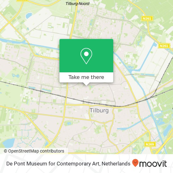 De Pont Museum for Contemporary Art map