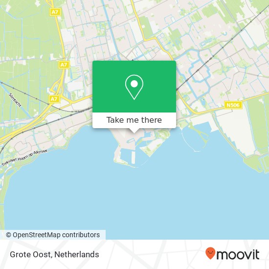 Grote Oost map