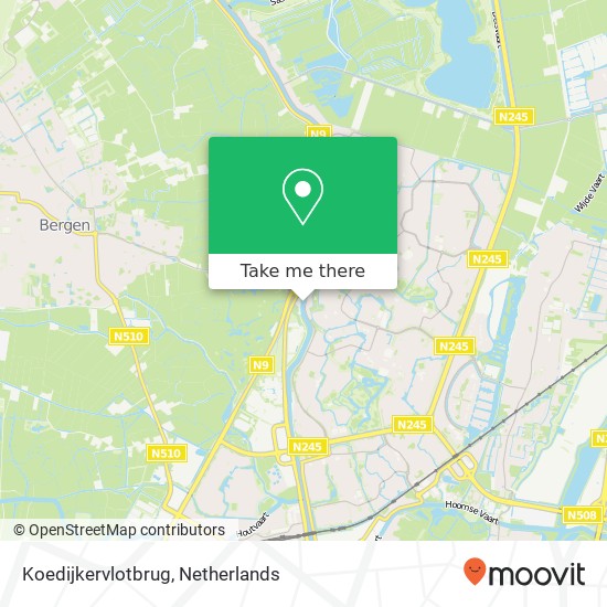 Koedijkervlotbrug map