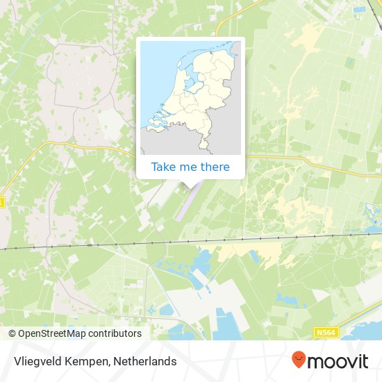 Vliegveld Kempen Karte