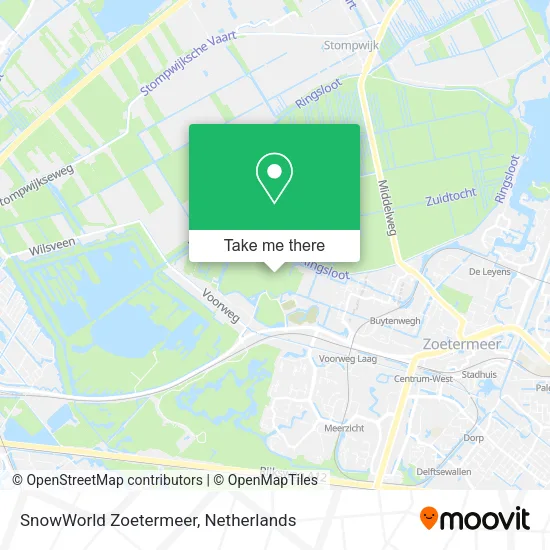 SnowWorld Zoetermeer map
