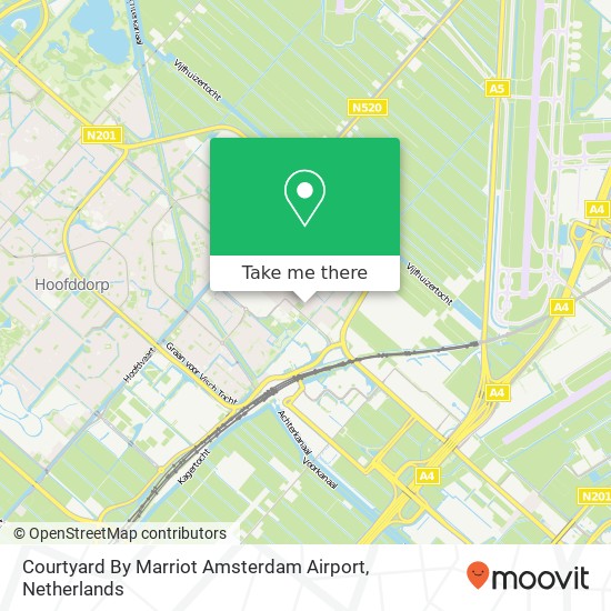 Courtyard By Marriot Amsterdam Airport map