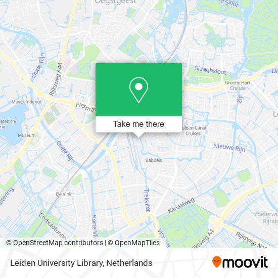 Leiden University Library map