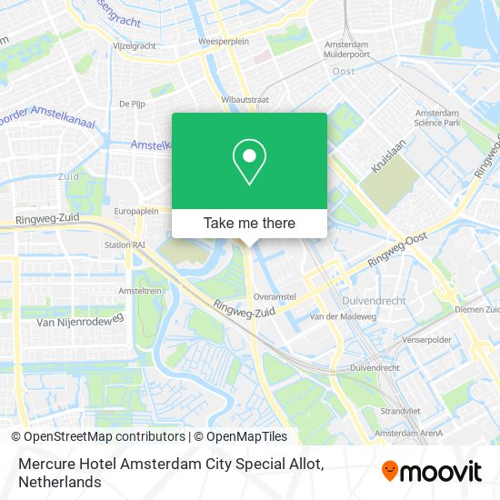 Mercure Hotel Amsterdam City Special Allot Karte