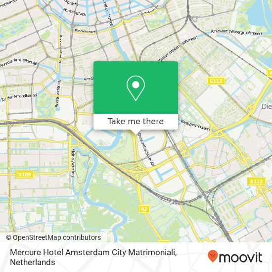 Mercure Hotel Amsterdam City Matrimoniali map