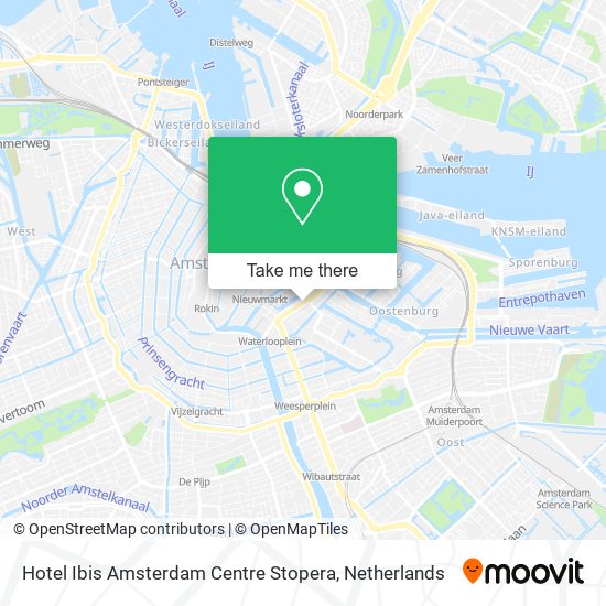 Hotel Ibis Amsterdam Centre Stopera Karte