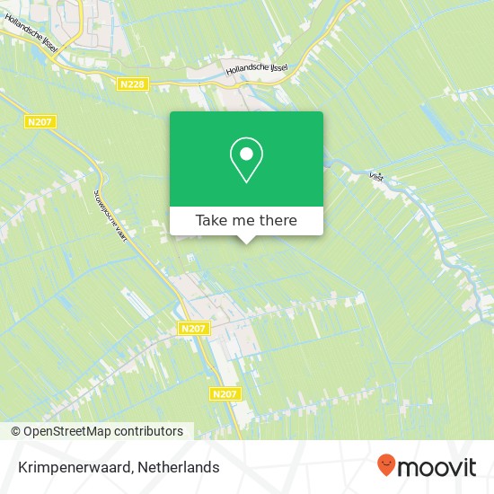 Krimpenerwaard map