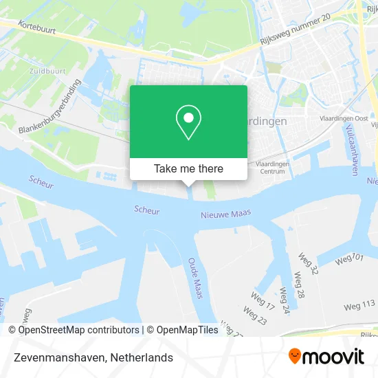 Zevenmanshaven map