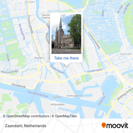 Zaandam map