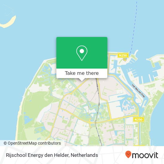 Rijschool Energy den Helder, Ceramstraat 56 1782 CC Den Helder map