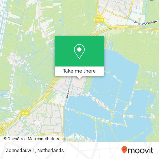 Zonnedauw 1, 2811 RL Reeuwijk-Brug map