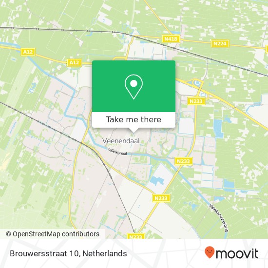 Brouwersstraat 10, Brouwersstraat 10, 3901 RC Veenendaal, Nederland Karte