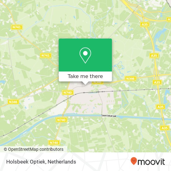 Holsbeek Optiek, Langestraat 44A Karte