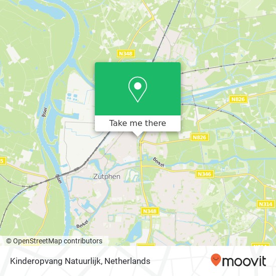 Kinderopvang Natuurlijk, Van Dorenborchstraat 1A map