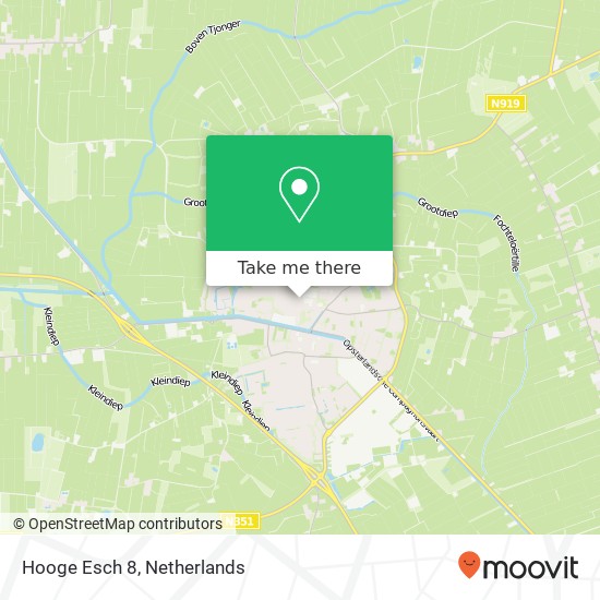 Hooge Esch 8, 8431 MH Oosterwolde map