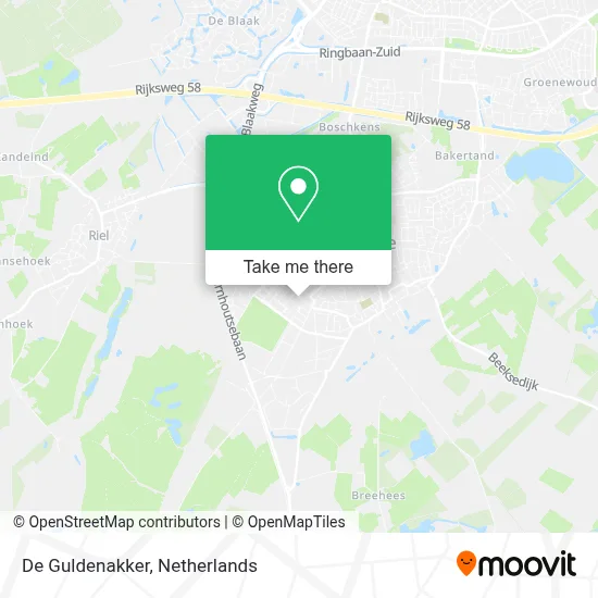 De Guldenakker map