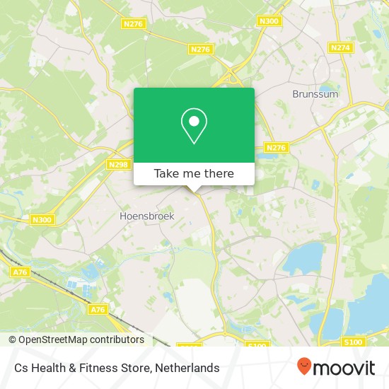 Cs Health & Fitness Store, Akerstraat-Noord 252 map