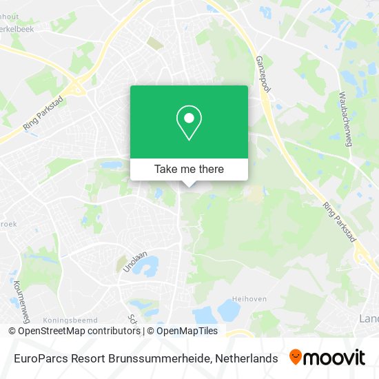 EuroParcs Resort Brunssummerheide map