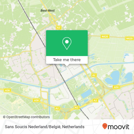 Sans Soucis Nederland / België, Industrieweg 154J map