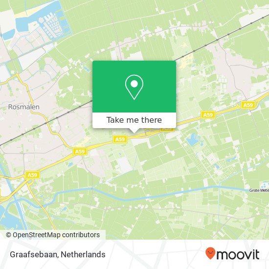 Graafsebaan, 5244 Rosmalen Karte