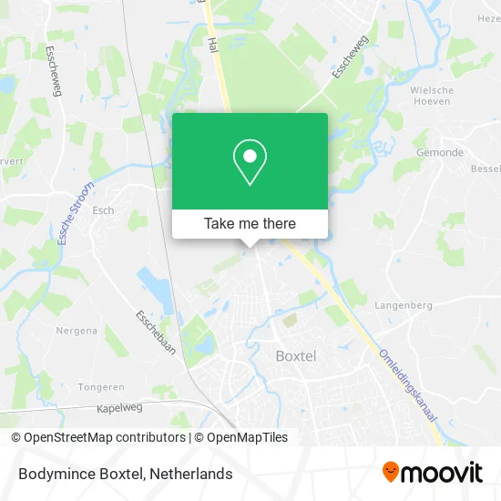 Bodymince Boxtel map