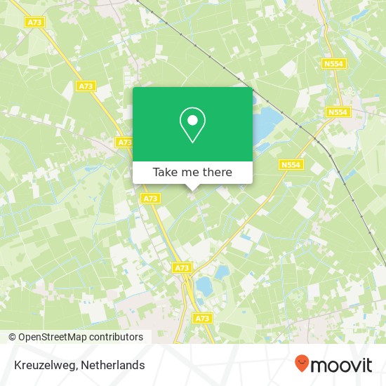 Kreuzelweg, Kreuzelweg, 5961 Horst, Nederland map