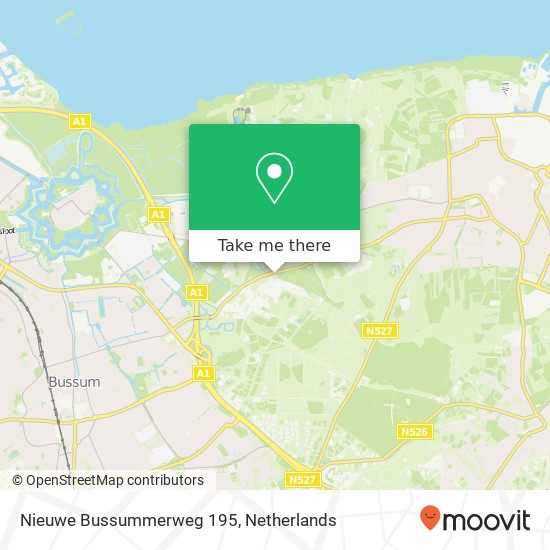 Nieuwe Bussummerweg 195, 1272 CH Huizen map