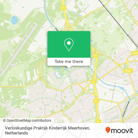 Verloskundige Praktijk Kinderrijk Meerhoven, Meerwater 27 Karte