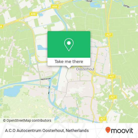 A.C.O Autocentrum Oosterhout, Fazantstraat 13 Karte