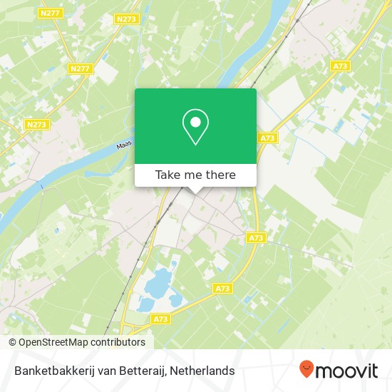 Banketbakkerij van Betteraij, Keulseweg 58 map